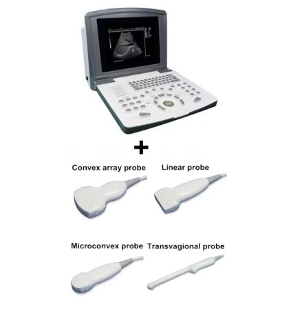 Upgrade Battery 12 Inch LED Laptop Portable B Ultrasound Scanner Echo Machine