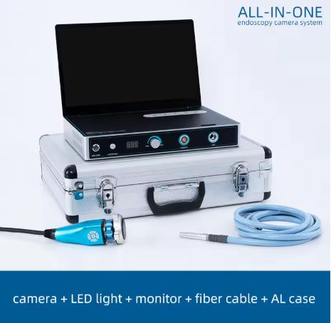 Medical Full HD Endoscope Unit Endoscopic Camera System Endoscopy Equipment With LED Light Source For ENT Surgical Visualization